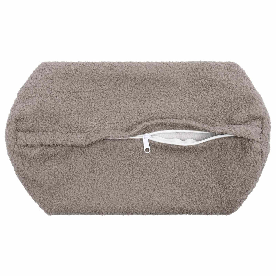 Kussensloop 2 pcs HEERLEN Lichtgrijs Ø 15 x 40 cm Bouclé