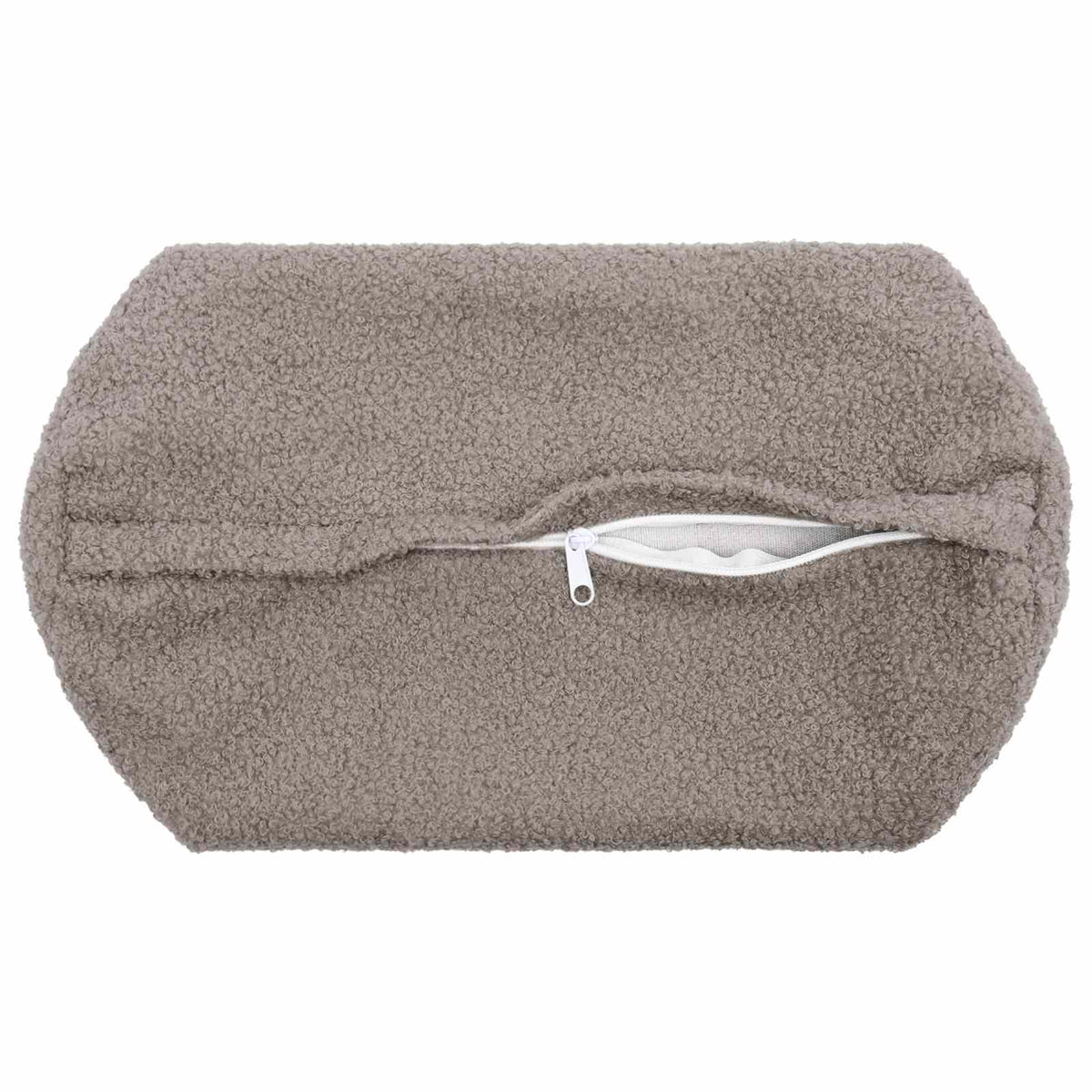 Kussensloop 6 pcs HEERLEN Lichtgrijs Ø 15 x 40 cm Bouclé