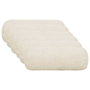 Kussensloop 6 stuks bouclé crèmekleurig 15x40 cm