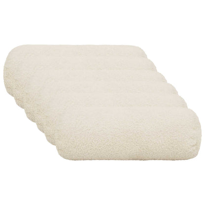 Kussensloop 6 pcs HEERLEN Crèmekleurig Ø 15 x 40 cm Bouclé