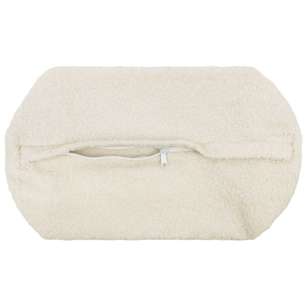 Kussensloop 6 pcs HEERLEN Crèmekleurig Ø 15 x 40 cm Bouclé