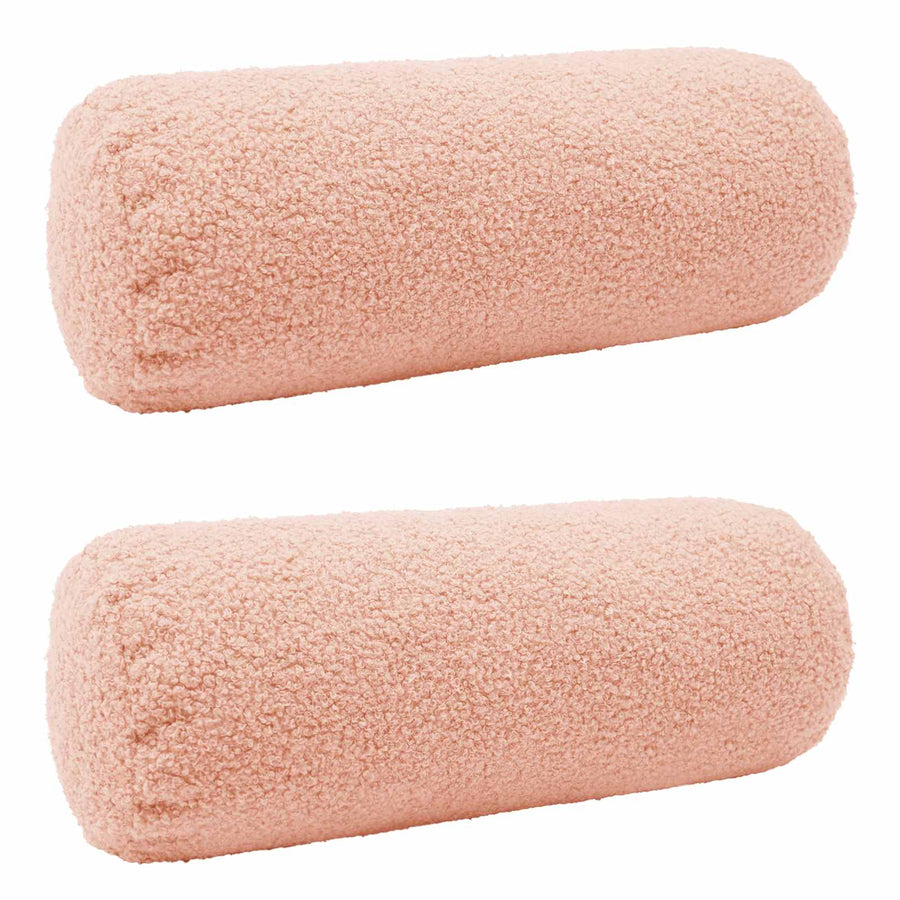 Kussensloop 2 pcs HEERLEN Roze Ø 15 x 40 cm Bouclé