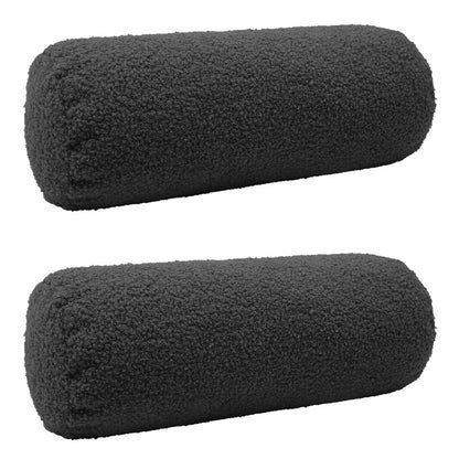 Kussensloop 2 pcs HEERLEN Donkergrijs Ø 15 x 40 cm Bouclé
