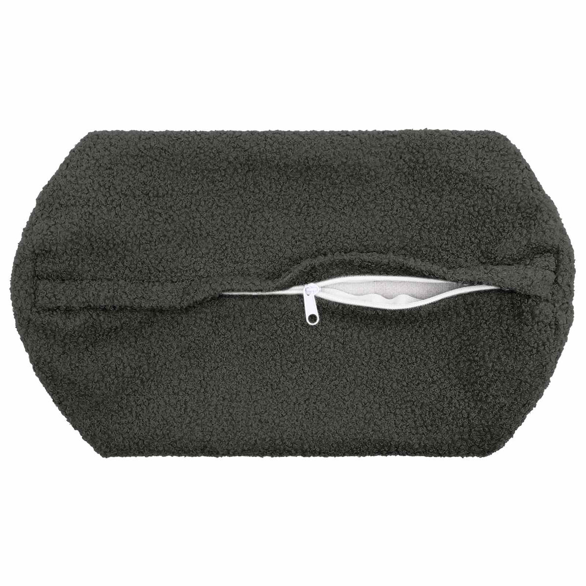 Kussensloop 2 pcs HEERLEN Donkergrijs Ø 15 x 40 cm Bouclé