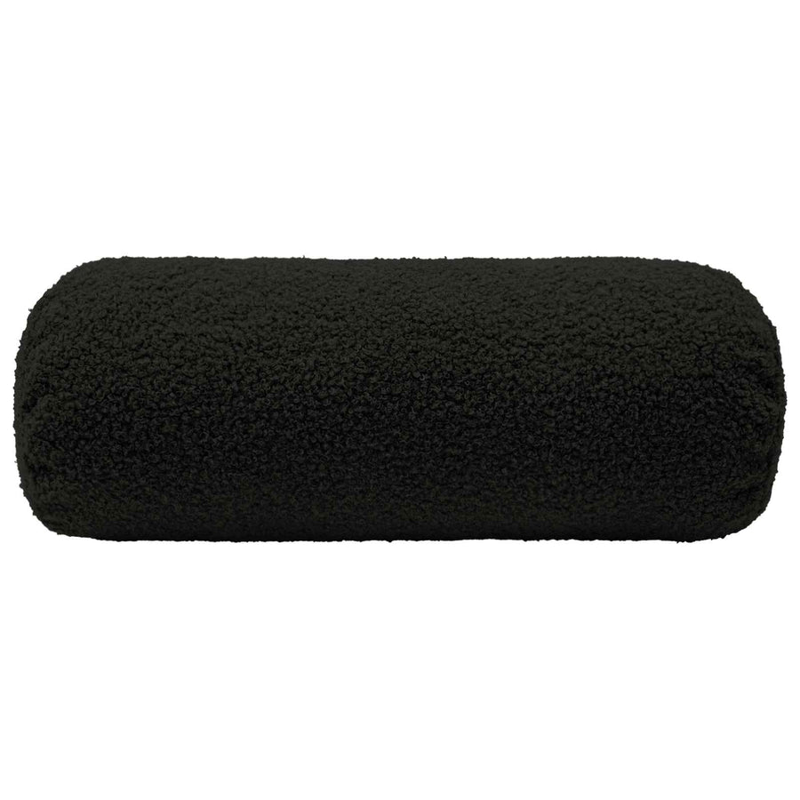 Kussensloop 2 pcs HEERLEN Zwart Ø 15 x 40 cm Bouclé