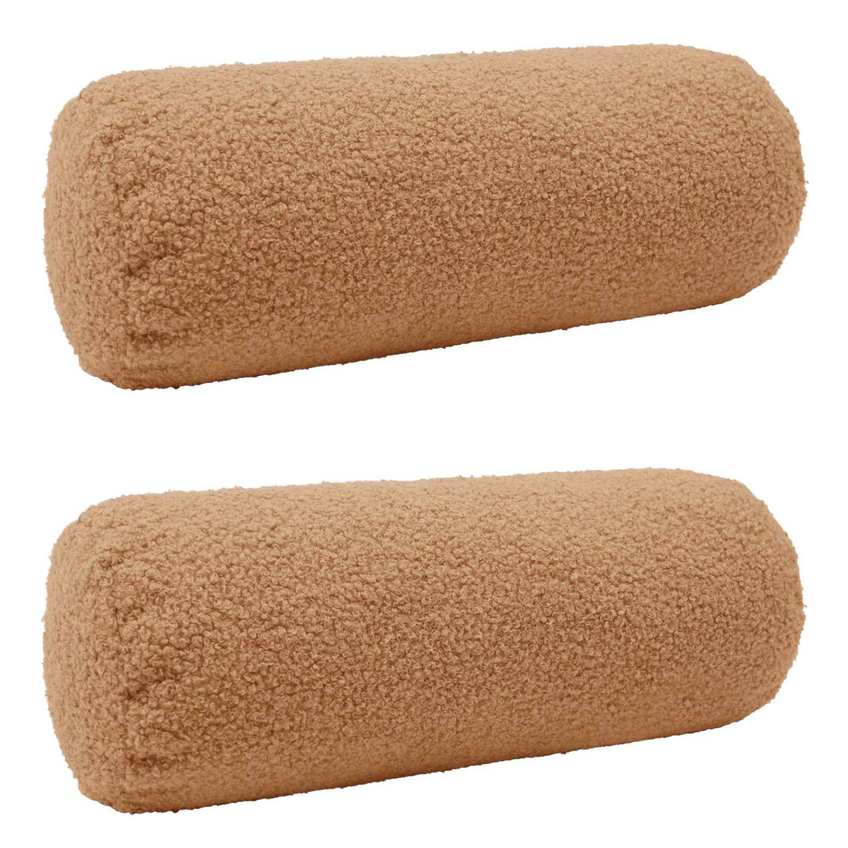 Kussensloop 2 pcs HEERLEN Beige Ø 15 x 40 cm Bouclé