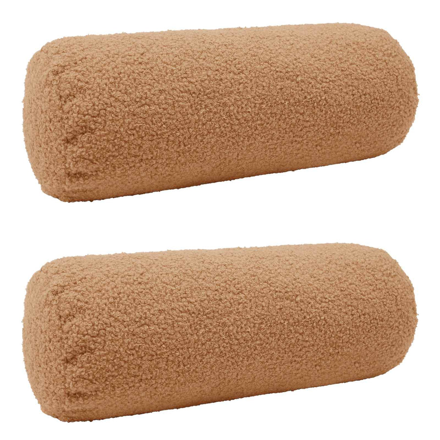 Kussensloop 2 pcs HEERLEN Beige Ø 15 x 40 cm Bouclé