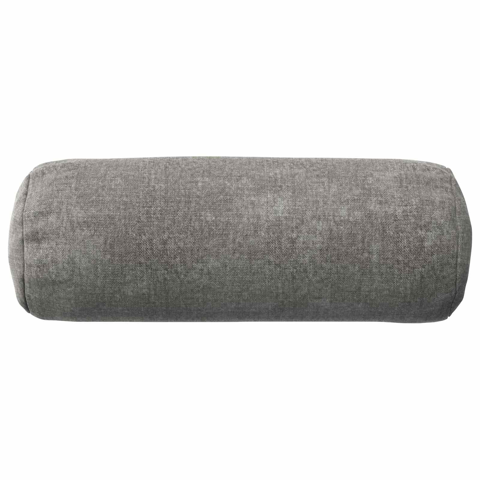 Kussensloop 6 st HEERLEN Donkergrijs Ø 15 x 40 cm Chenille Stof