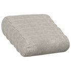 Kussensloop lichtgrijs 15x40 cm chenille 6 stuks