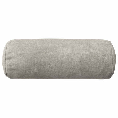 Kussensloop 6 st HEERLEN Lichtgrijs Ø 15 x 40 cm Chenille Stof
