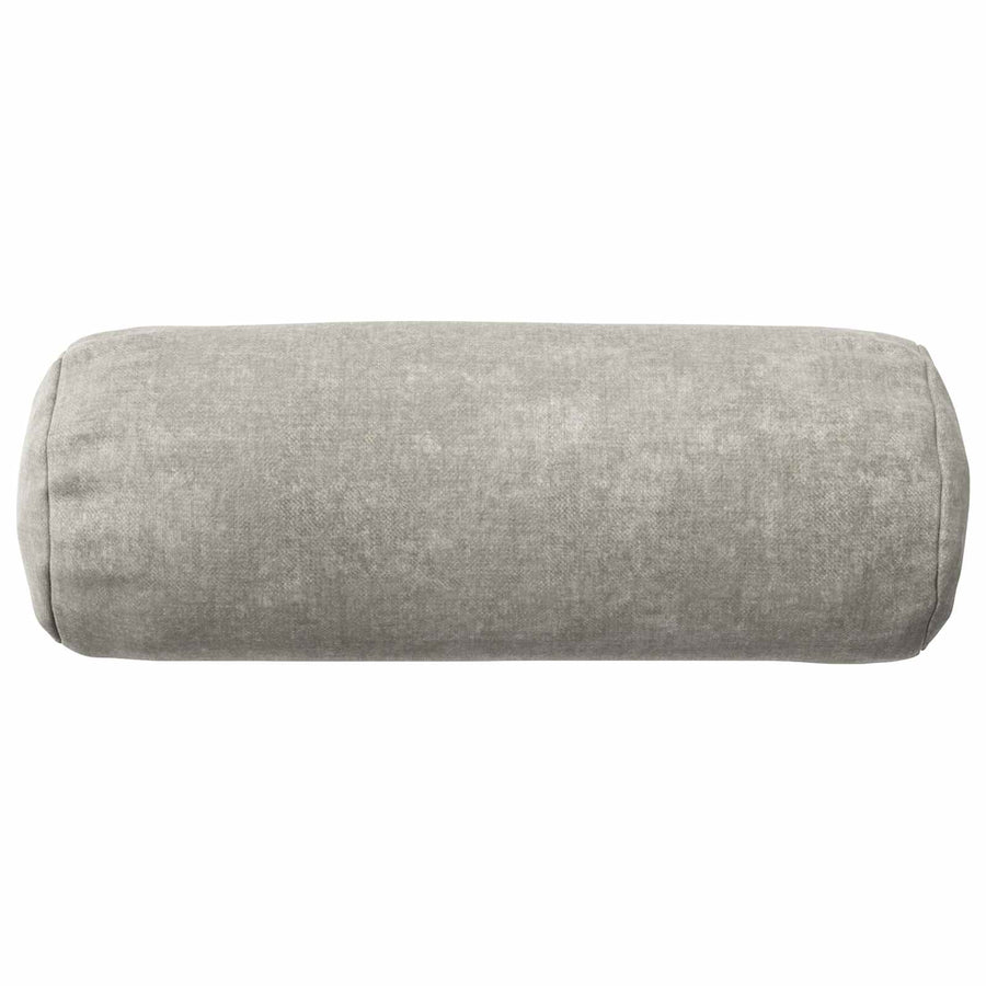 Kussensloop 6 st HEERLEN Lichtgrijs Ø 15 x 40 cm Chenille Stof