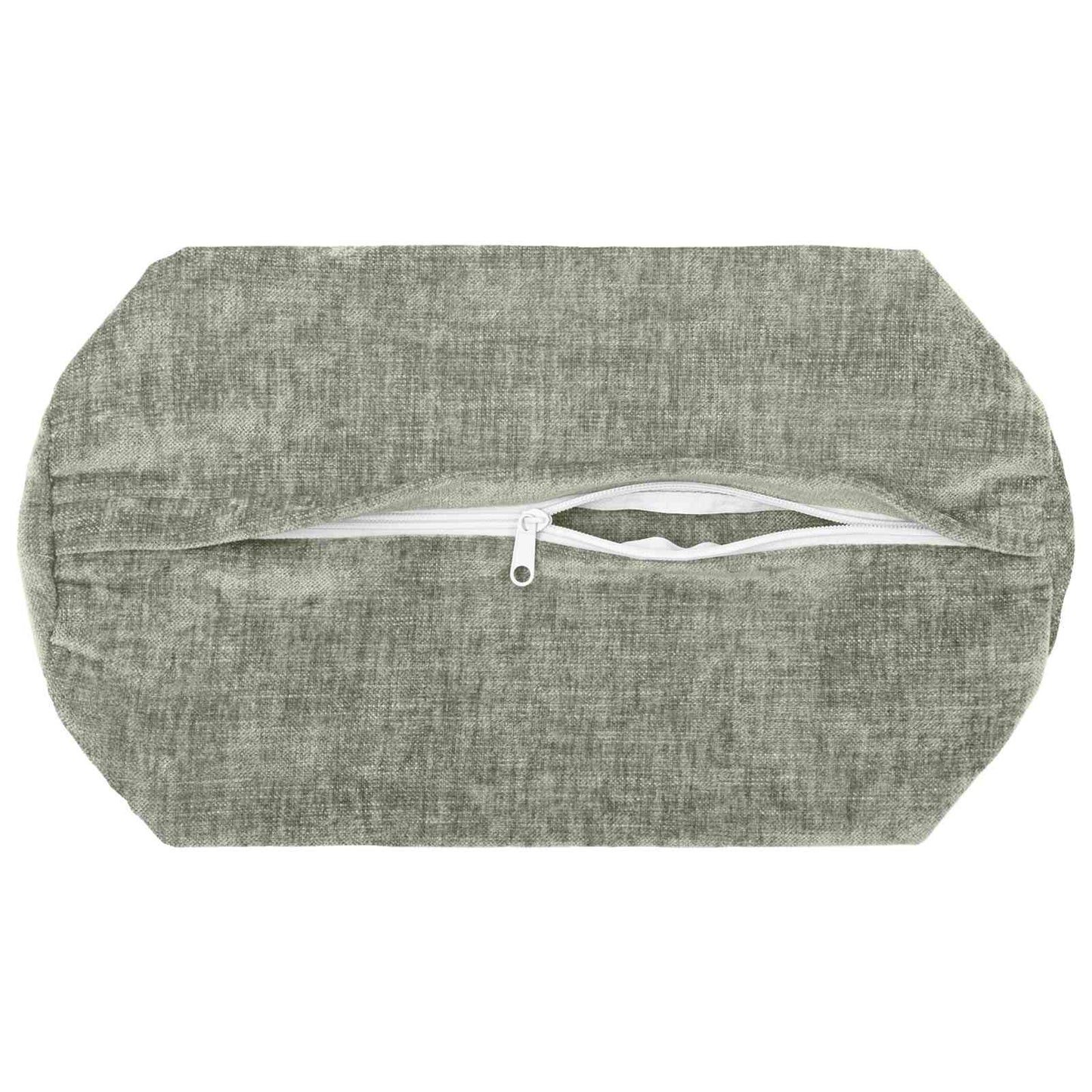Kussensloop 6 st HEERLEN Groen Ø 15 x 40 cm Chenille Stof