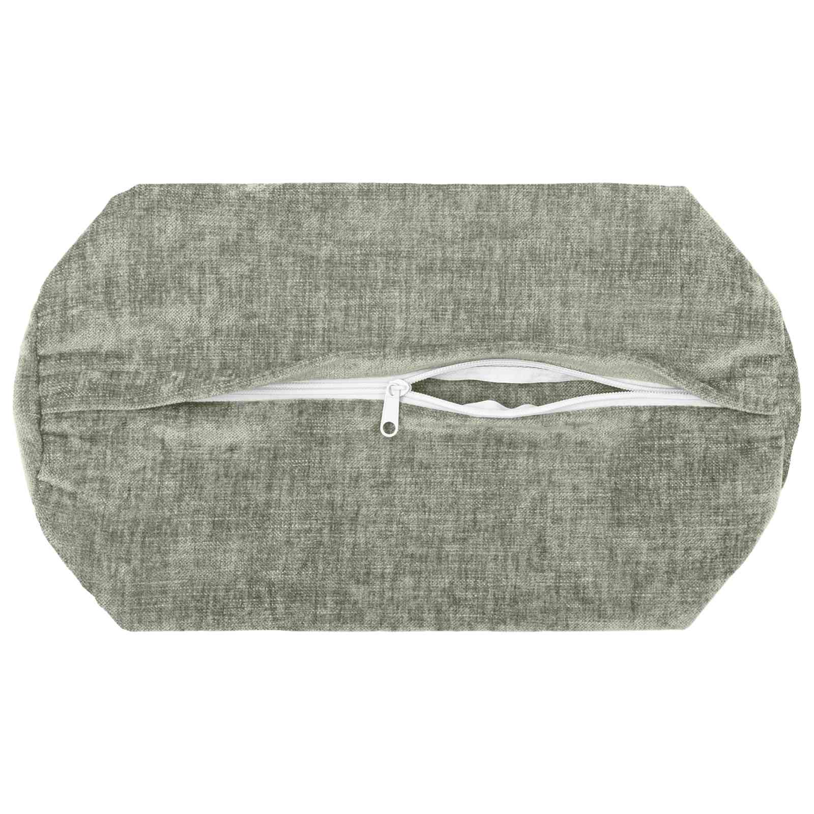 Kussensloop 6 st HEERLEN Groen Ø 15 x 40 cm Chenille Stof