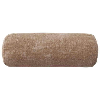 Kussensloop 6 st HEERLEN Bruin Ø 15 x 40 cm Chenille Stof