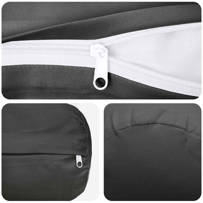 Kussensloop 2 pcs HEERLEN Antraciet Ø 15 x 40 cm Polyester