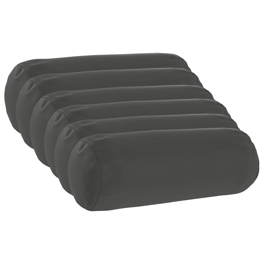 Kussensloop 6 pcs HEERLEN Antraciet Ø 15 x 40 cm Polyester