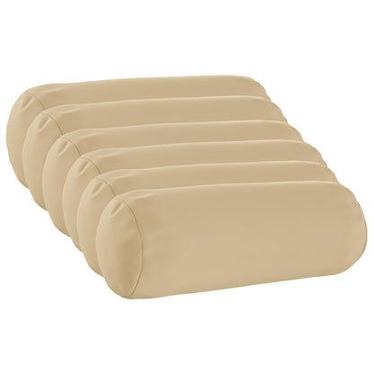 Kussensloop 6 pcs HEERLEN Beige Ø 15 x 40 cm Polyester