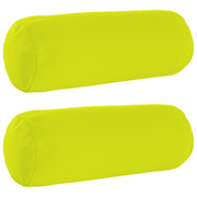 Kussensloop bolster 2 stuks helder groen Ø 15x40 cm polyester