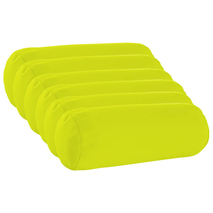 Kussensloop 6 pcs HEERLEN Helder groen Ø 15 x 40 cm Polyester