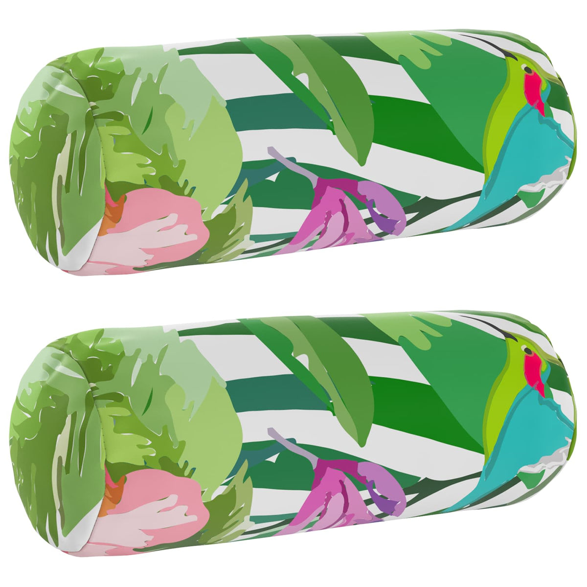Kussensloop 2 pcs HEERLEN Zwart Ø 15 x 40 cm Polyester