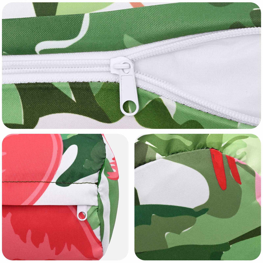 Kussensloop 6 pcs HEERLEN Zwart Ø 15 x 40 cm Polyester