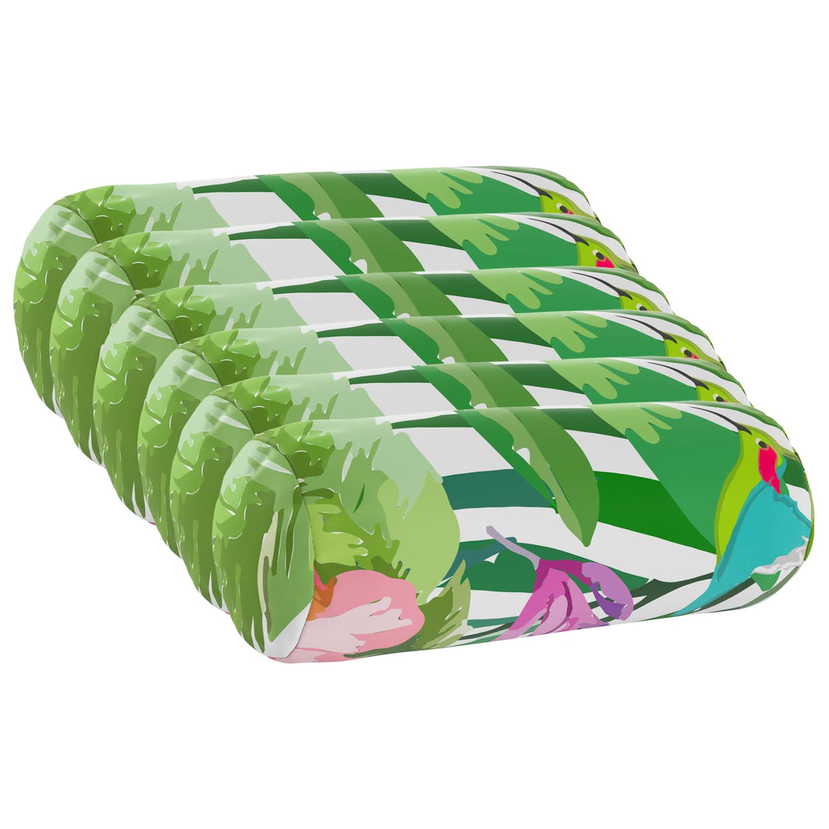 Kussensloop 6 pcs HEERLEN Zwart Ø 15 x 40 cm Polyester
