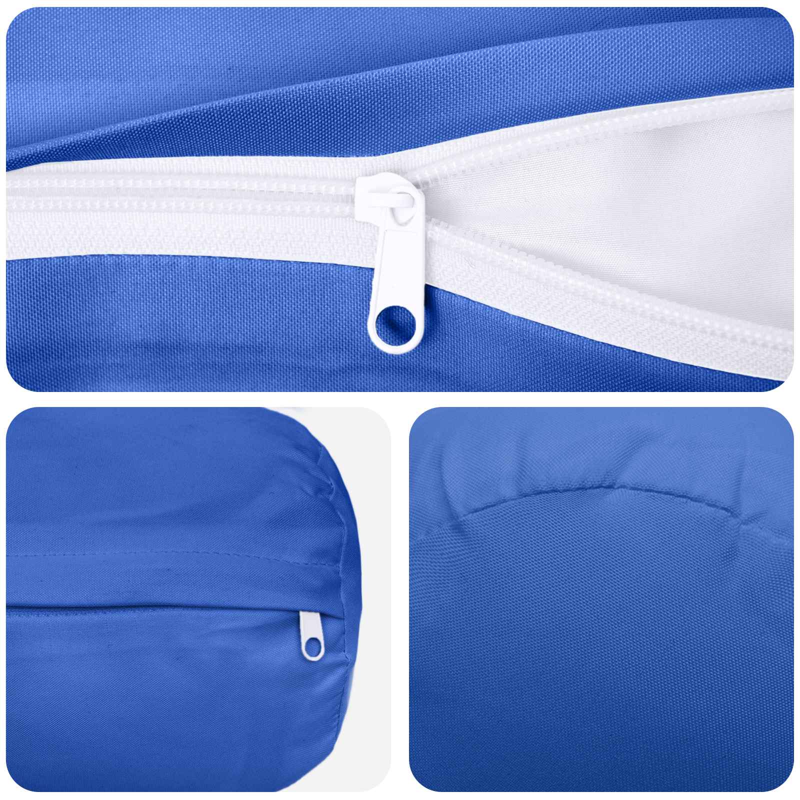 Kussensloop 6 pcs HEERLEN Koninklijk Blauw Ø 15 x 40 cm