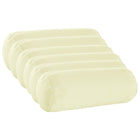 Kussensloop 6 stuks crèmekleurig 15x40 cm polyester