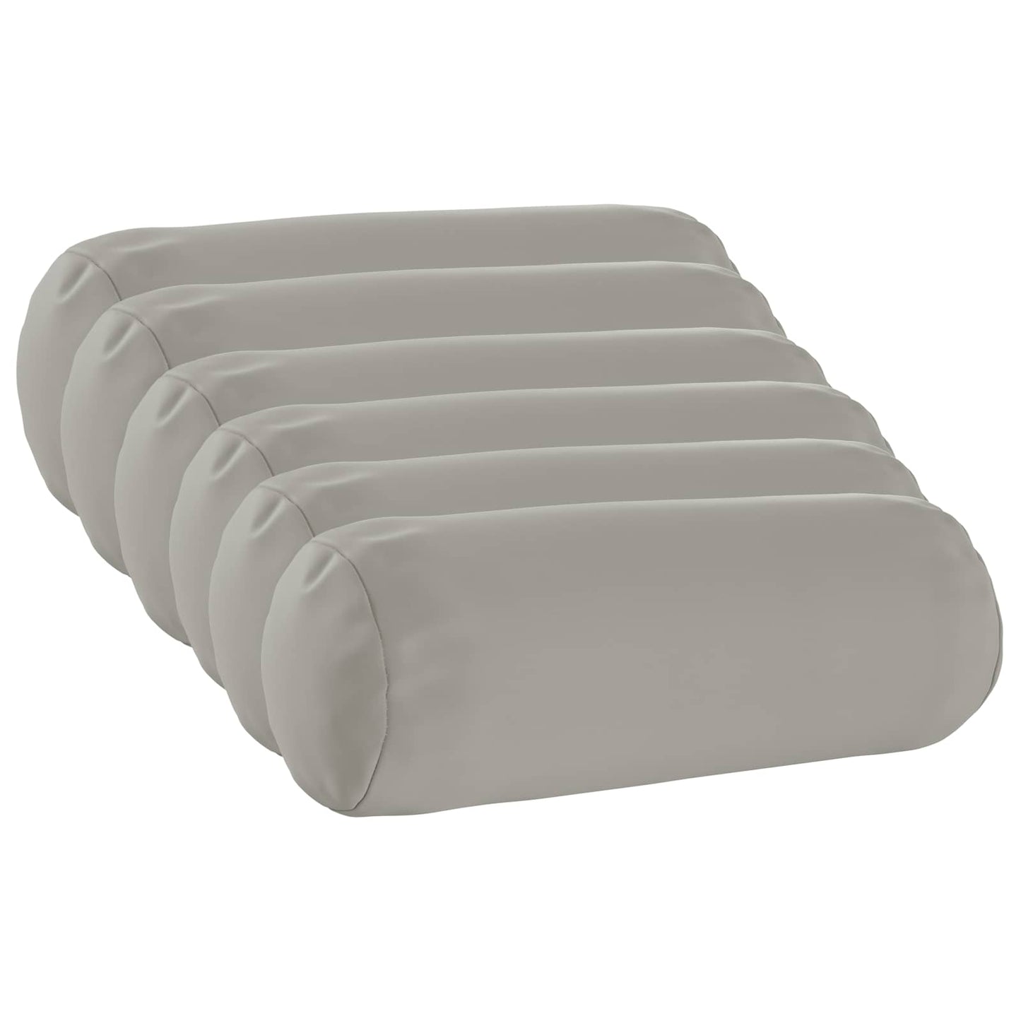 Kussensloop 6 pcs HEERLEN Grijs Ø 15 x 40 cm Polyester