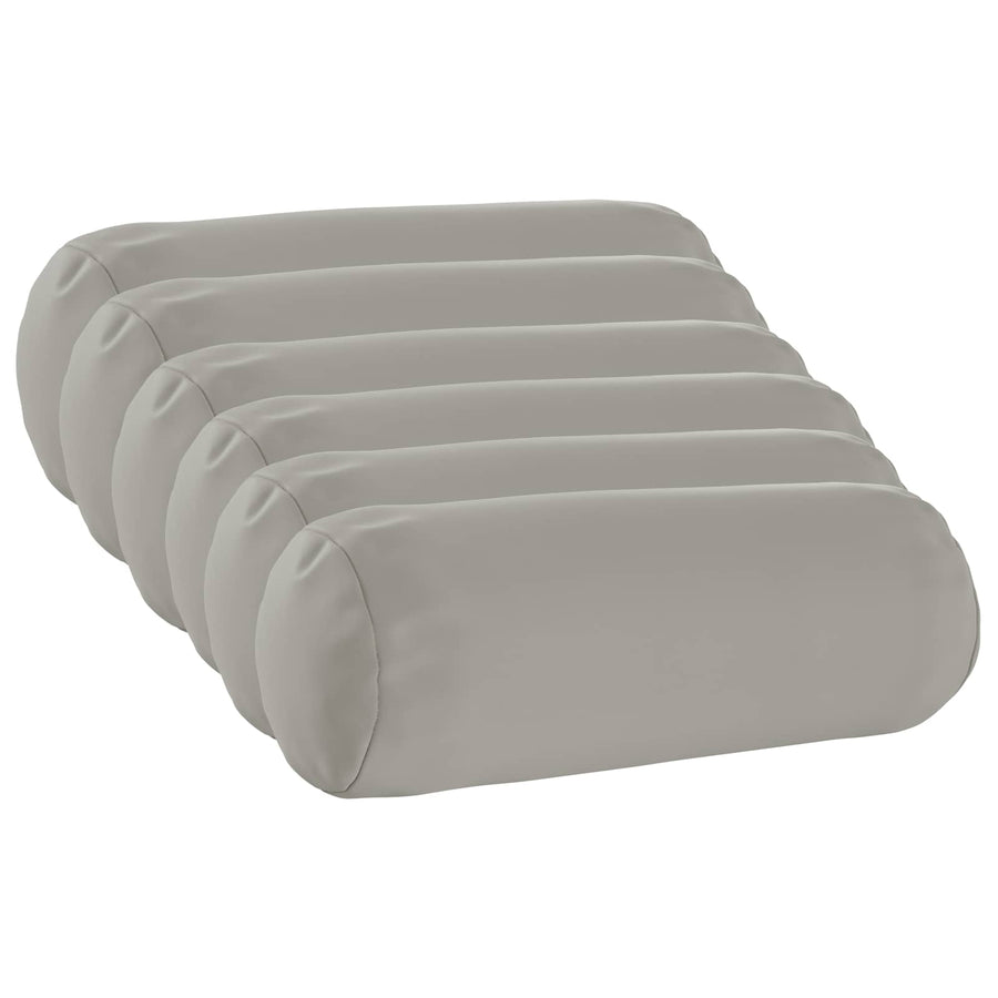 Kussensloop 6 pcs HEERLEN Grijs Ø 15 x 40 cm Polyester