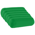 Kussenslopen groen 6 stuks 15x40 cm polyester