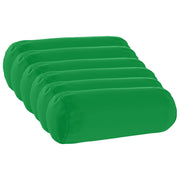 Kussenslopen groen 6 stuks 15x40 cm polyester