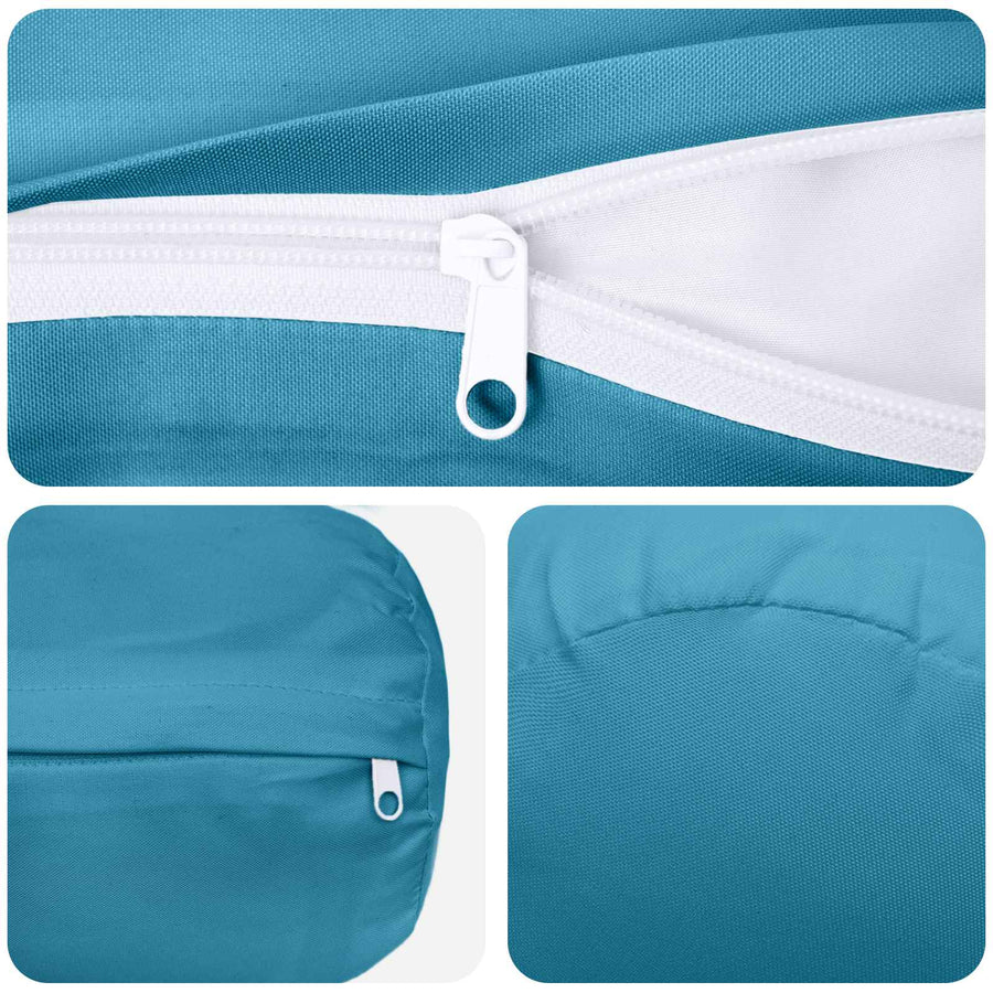 Kussensloop 2 pcs HEERLEN Lichtblauw Ø 15 x 40 cm Polyester