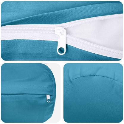 Kussensloop 6 pcs HEERLEN Lichtblauw Ø 15 x 40 cm Polyester