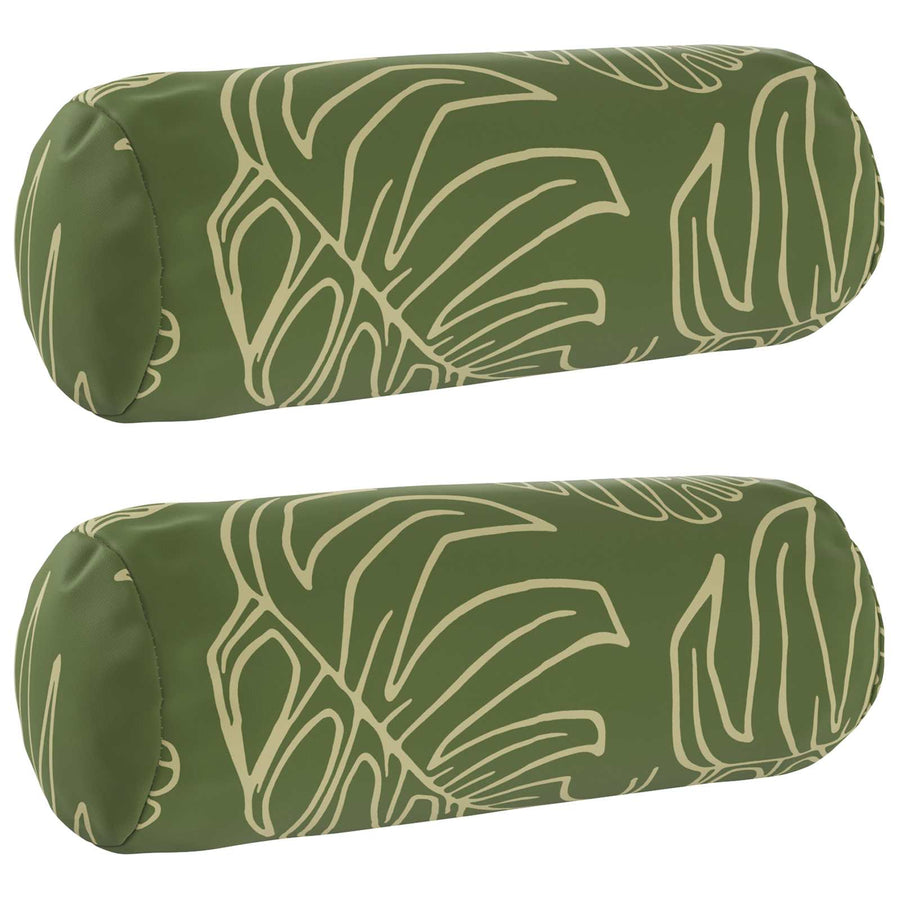 Kussensloop 2 pcs HEERLEN Bladontwerp Ø 15 x 40 cm Polyester