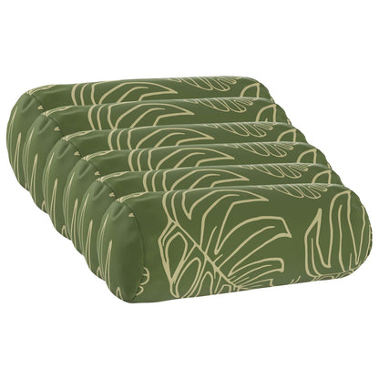 Kussensloop 6 pcs HEERLEN Bladontwerp Ø 15 x 40 cm Polyester
