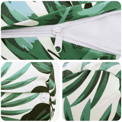 Kussensloop 6 pcs HEERLEN Bladpatroon Ø 15 x 40 cm Polyester