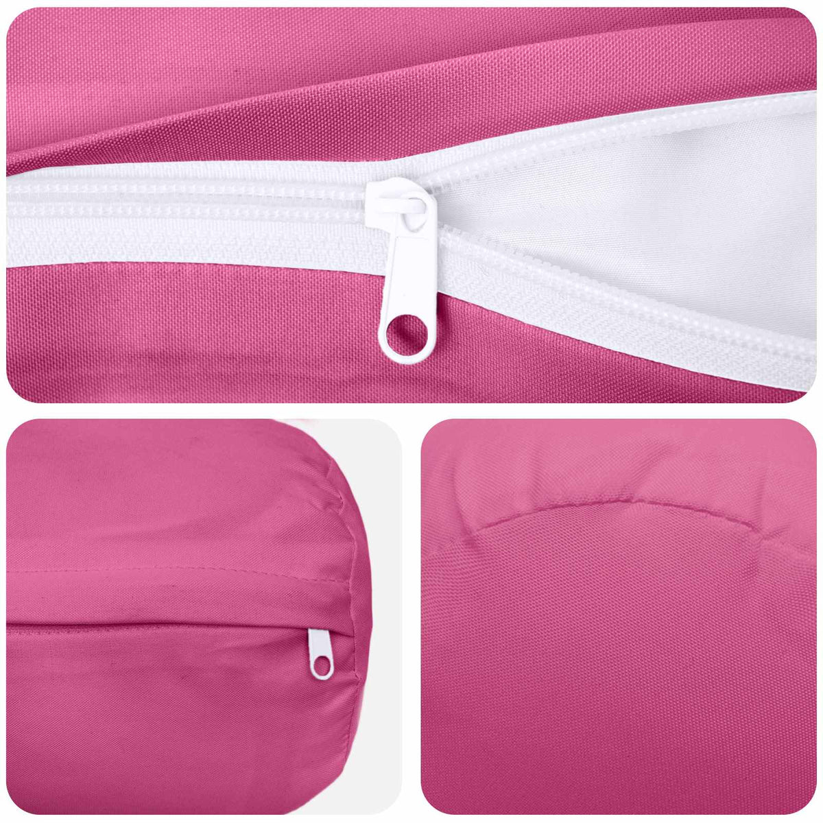 Kussensloop 6 pcs HEERLEN Roze Ø 15 x 40 cm Polyester
