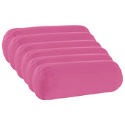 Kussensloop 6 stuks roze Ø 15x40 cm polyester