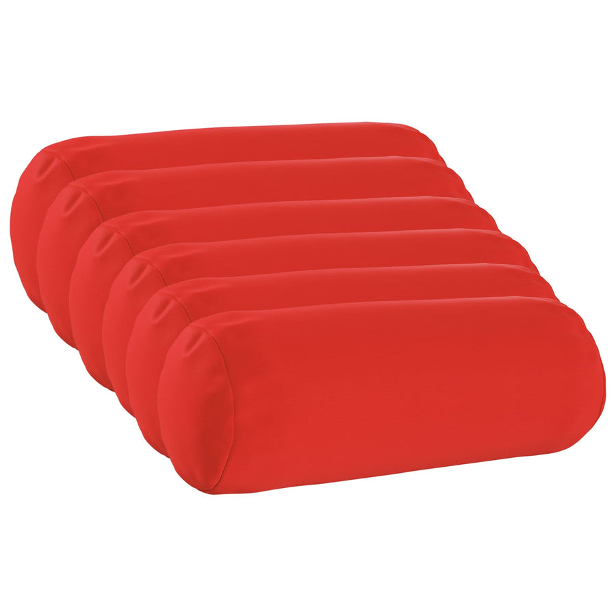 Kussensloop 6 pcs HEERLEN Rood Ø 15 x 40 cm Polyester