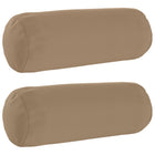 Kussensloop 2 st HEERLEN taupe Ø15x40 cm polyester