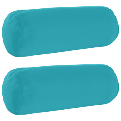 Kussensloop 2 pcs HEERLEN Turquoise Ø 15 x 40 cm Polyester