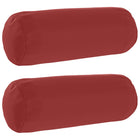 Kussensloop 2 stuks wijnrood Ø15x40 cm polyester