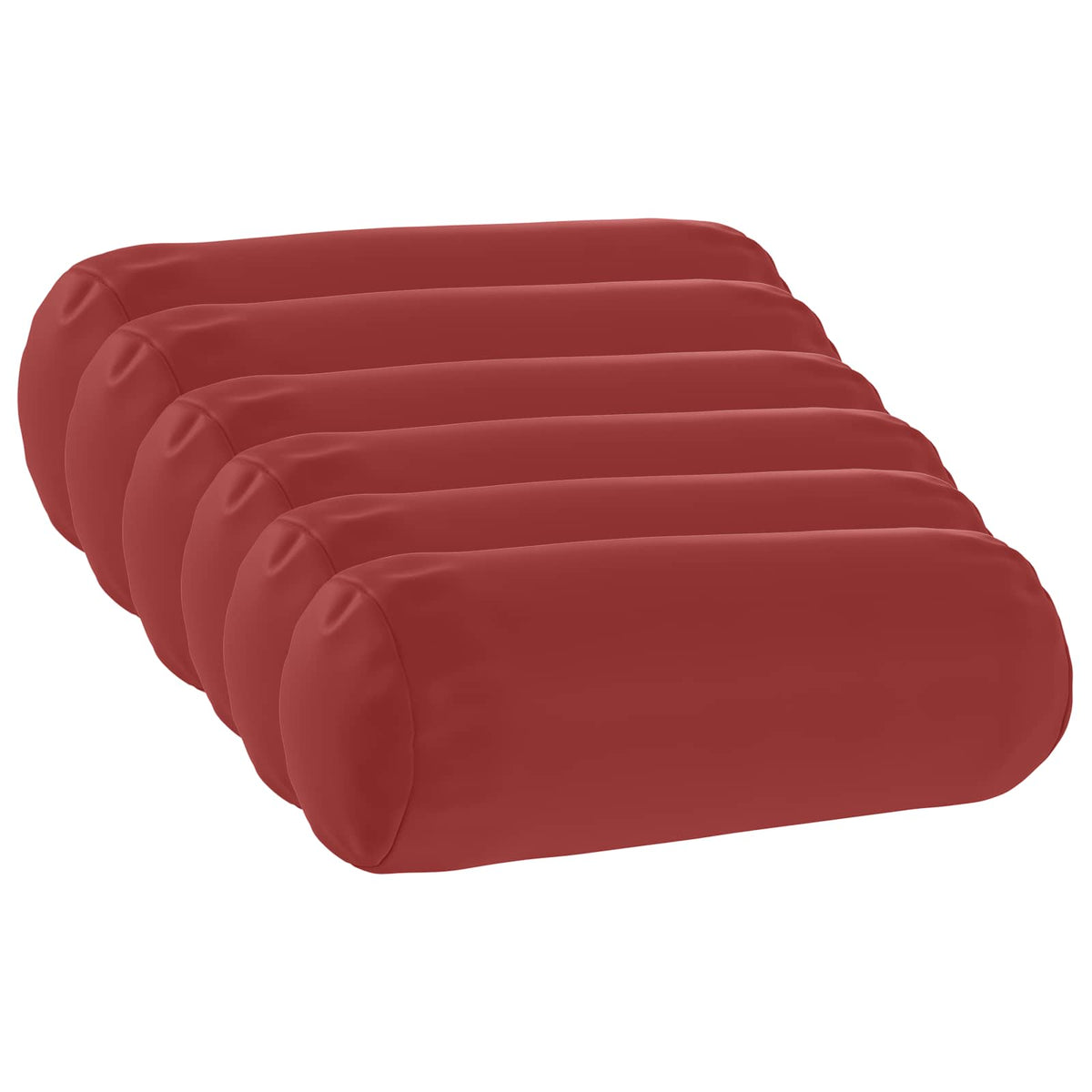 Kussensloop 6 pcs HEERLEN Wijnrood Ø 15 x 40 cm Polyester