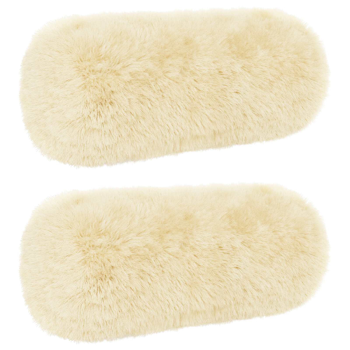 Kussensloop 2 pcs HEERLEN Crèmekleurig Ø 15 x 40 cm PV Fleece