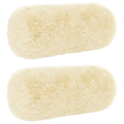 Kussensloop 2 pcs HEERLEN Crèmekleurig Ø 15 x 40 cm PV Fleece