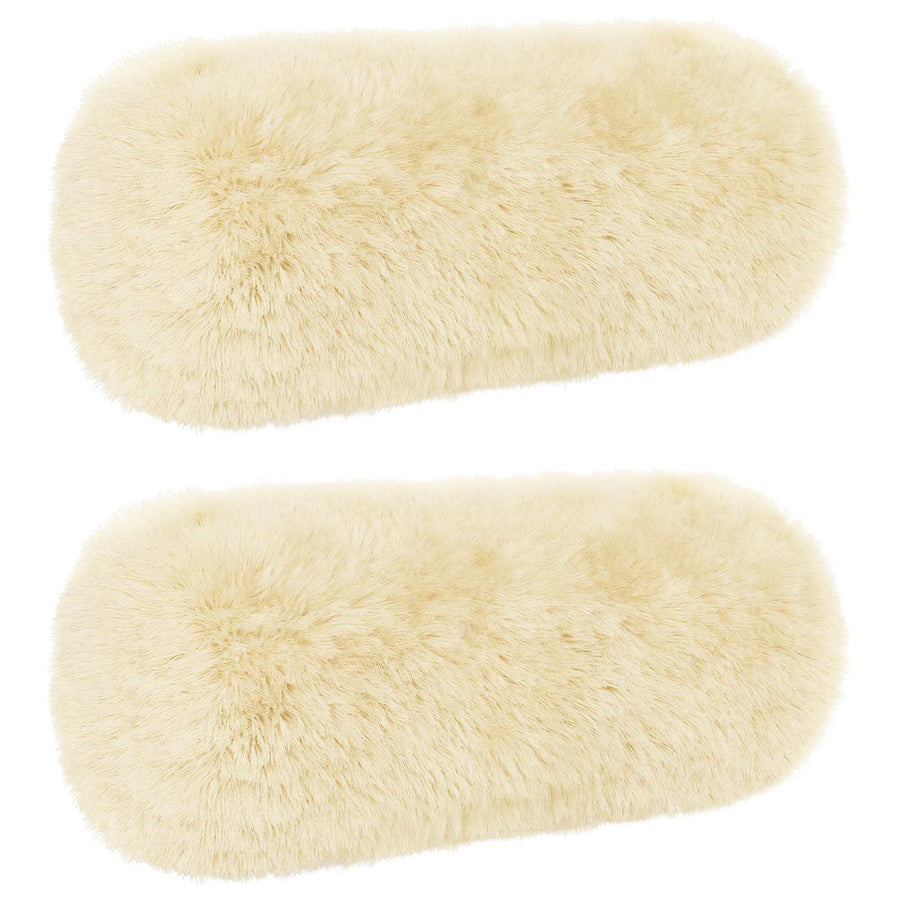Kussensloop 2 pcs HEERLEN Crèmekleurig Ø 15 x 40 cm PV Fleece