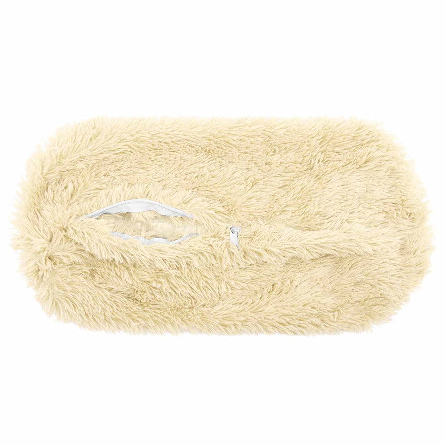 Kussensloop 6 pcs HEERLEN Crèmekleurig Ø 15 x 40 cm PV Fleece