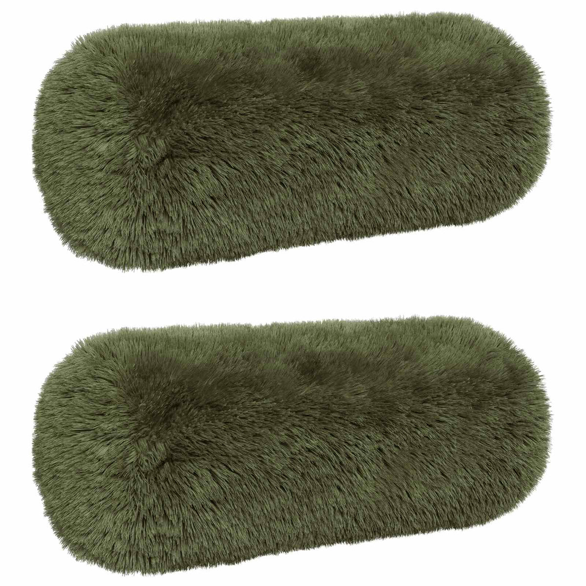 Kussensloop 2 pcs HEERLEN Groen Ø 15 x 40 cm PV Fleece