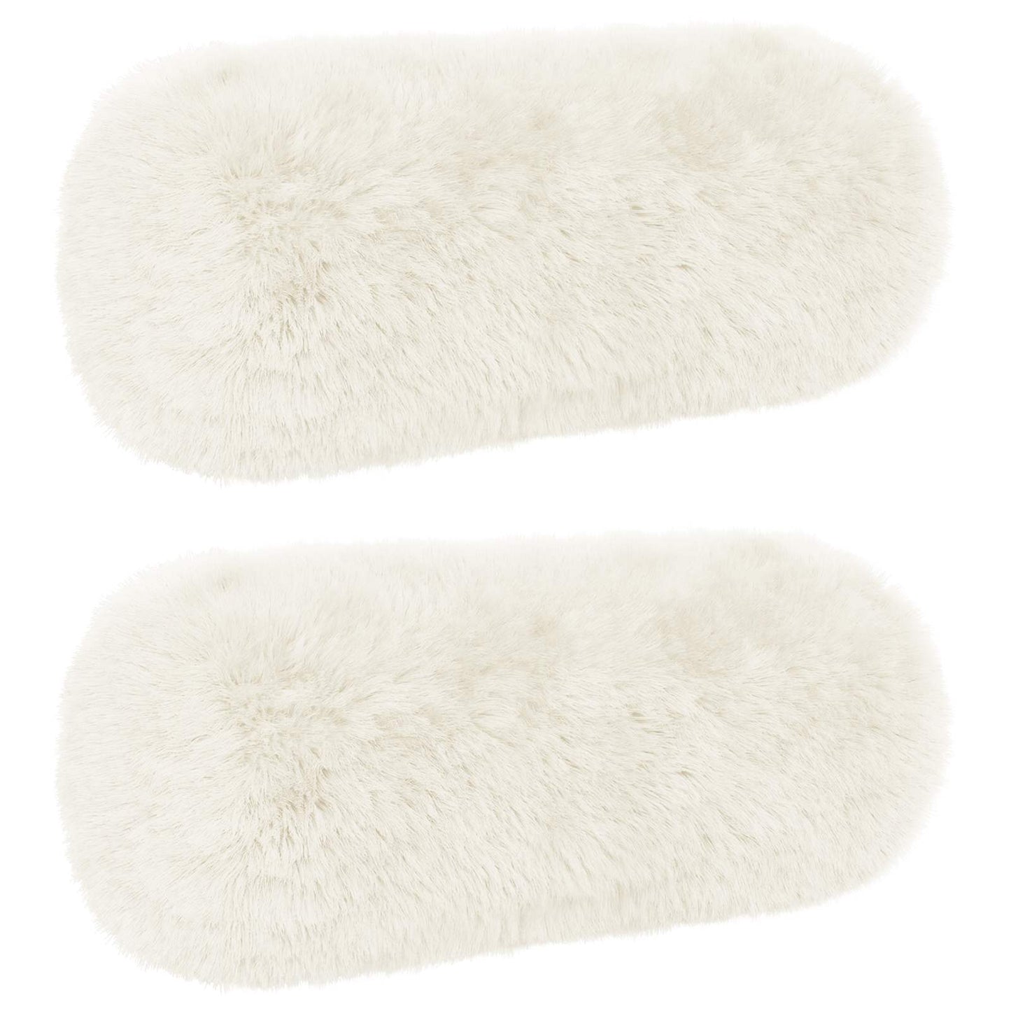 Kussensloop 2 pcs HEERLEN Wit Ø 15 x 40 cm PV Fleece